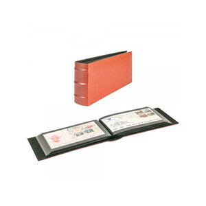 Album Firmo L pour ranger 108 billets de banque lettres photos. Couleur - Bordeaux