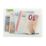 Sachet de 2 pochettes enveloppe à zip Traveller PVC 2/10e, format XS Transparent LEITZ