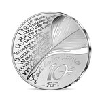 Pièce de monnaie 10 euro France 2021 argent BE – Jean de la Fontaine