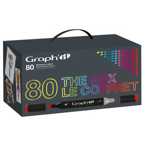 Coffret Graph'it 80 marqueurs