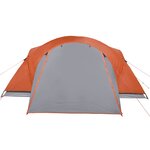 vidaXL Tente familiale Crossvent 8 personnes orange imperméable