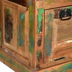 vidaXL Banc de rangement de chaussures Bois de récupération