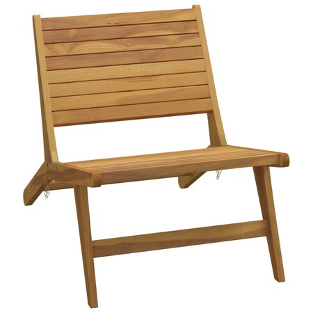 vidaXL Chaise de jardin Bois de teck solide