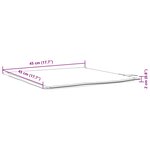 vidaXL Coussins de siège de jardin lot de 2 gris clair 45x45x2cm carré