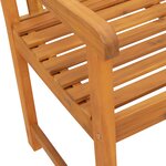 vidaXL Banc de jardin 180x56x90 cm en bois massif d'acacia