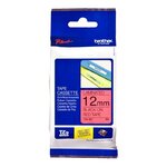 Rruban tze-431 largeur: 12 mm  noir / rouge brother
