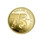 Pièce de monnaie 2 euro 1/2 belgique 2020 bu – paix – légende flamande