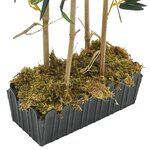 vidaXL Bambou artificiel 552 feuilles 120 cm vert