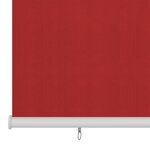 vidaXL Store roulant d'extérieur 60x140 cm Rouge PEHD