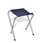 vidaXL Ensemble de table pliable de camping et 4 tabourets 120x60 cm