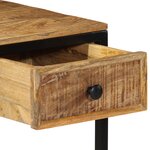 vidaXL Bureau 105x50x75 cm Bois massif Mangue