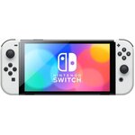 Console Nintendo Switch (modèle OLED) : Nouvelle version, Couleurs Intenses, Ecran 7 pouces - avec un Joy-Con Blanc