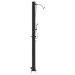 vidaXL Douche solaire d'extérieur avec pommeau de douche à main 217 cm 20 L