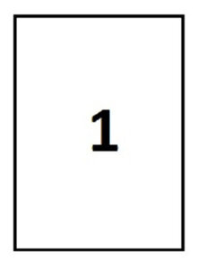 Lot de 500 planches a4 d'étiquettes adhésives 210 x 297 mm (1 par a4 )