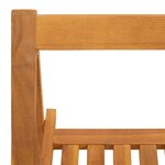 vidaXL Chaises pliables de jardin lot de 4 Bois d'acacia massif