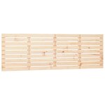 vidaXL Tête de lit murale 186x3x63 cm Bois massif de pin