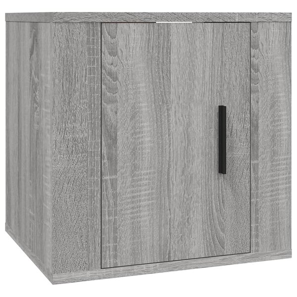 vidaXL Meuble TV mural Sonoma gris 40x34 5x40 cm