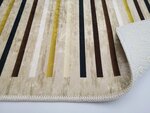 Tapis de salon à rayures 160 x 230 cm - Beige
