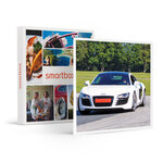 Pilotage sur circuit à mettet : 4 tours en audi r8 v10 et aston martin v8 vantage - smartbox - coffret cadeau sport & aventure