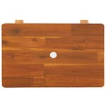 vidaXL Tabouret 45x29x45 cm Rectangulaire Bois d'acacia solide