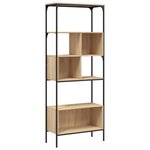 vidaXL Bibliothèque 5 niveaux chêne sonoma 76x33x188 5 cm