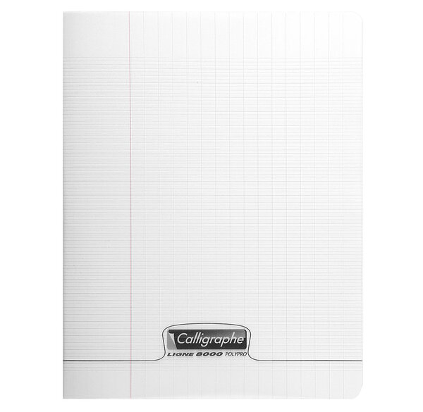 Cahier 8000 POLYPRO 24 x 32 cm 96 Pages 90g Incolore CALLIGRAPHE