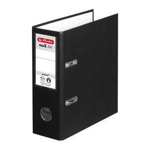 Classeur à levier PP maX.file protect A5 Noir HERLITZ