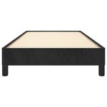 vidaXL Cadre de lit Noir 90x200 cm Velours