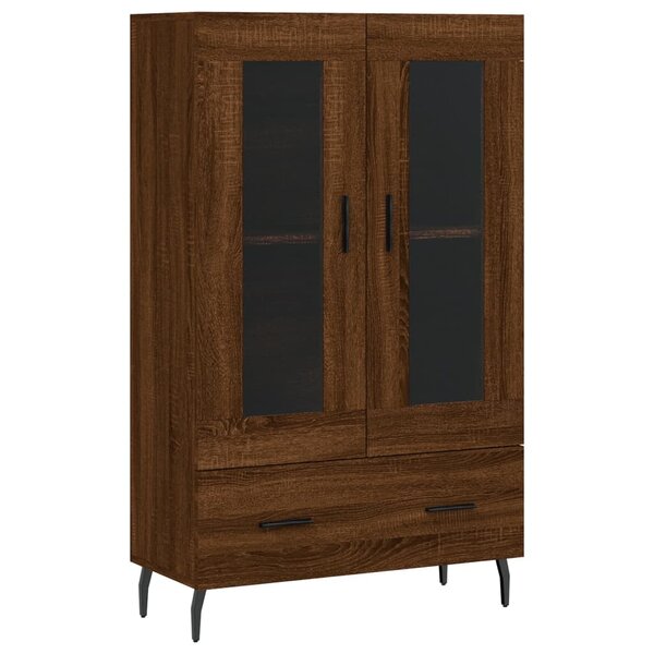 vidaXL Buffet haut chêne marron 69 5x31x115 cm bois d'ingénierie