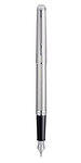 Waterman hemisphere stylo plume acier inoxydable plume moyenne encre bleue coffret cadeau