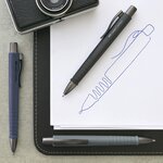 Stylo-bille poly ball xb pointe large navy blue faber-castell