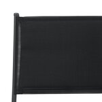 vidaXL Chaises de jardin pliables lot de 2 Acier et textilène