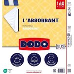 Protège matelas absorbant en polyester 160 x 200 cm