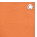 vidaXL Écran de balcon Orange 75x400 cm Tissu Oxford