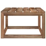 vidaXL Tables palette de jardin 2Pièces 60x60x36 5cm Bois de pin imprégné