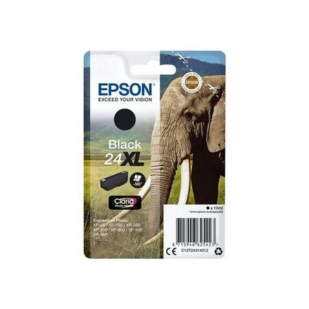 Epson cartouche t2431 - eléphant - noir xl