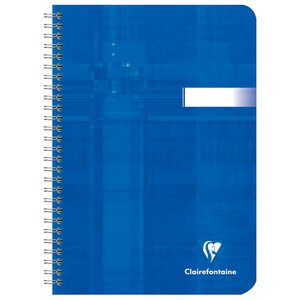 Clairefontaine Cahiers à reliure spiralée A5 90 Feuilles réglure 5 Pièces