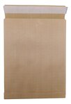 Lot de 100 enveloppes pochettes kraft armé à soufflet marron 280 x 365 + 30 mm