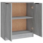 vidaXL Buffets 3 Pièces Sonoma gris Bois d'ingénierie