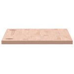 vidaXL Dessus de bureau 100x50x2 5 cm bois massif de hêtre