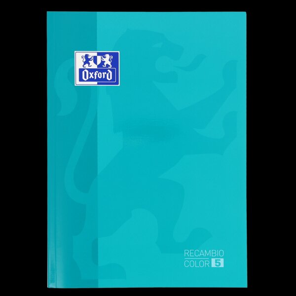 LOT de 5 Cahier de remplacement Oxford School Touch - Format A4 - Couverture souple - Collé 5x5 - 80 feuilles