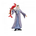Figurine Dumbledore et Fumsek - Le Magicien de Poudlard