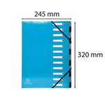 Trieur Harmonika 12CP Iderama bleu clair EXACOMPTA