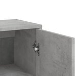 vidaXL Buffets 3 Pièces gris béton 60x31x84 cm bois d'ingénierie