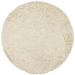 vidaXL Tapis shaggy PAMPLONA poils longs moderne doré Ø 120 cm