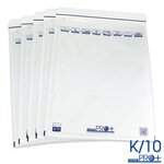 Lot de 100 enveloppes à bulles pro+ blanches k/10 format 340x470 mm