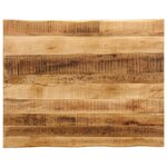 vidaXL Dessus de table bord vivant 90x80x3 8 cm bois de manguier brut