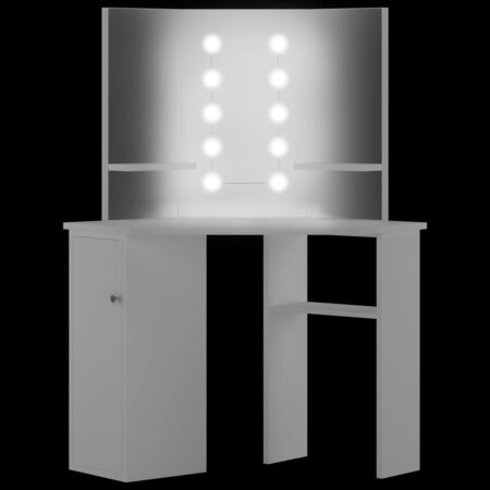 Petite table coiffeuse avec lumière LED