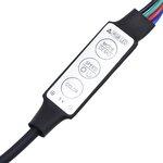 vidaXL Cadre de lit avec lumières LED chêne fumé 120x190 cm