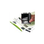 Tampon X-Print SECURITE recyclé rechargeable empreinte L4,7 x H1,8 cm noir TRODAT